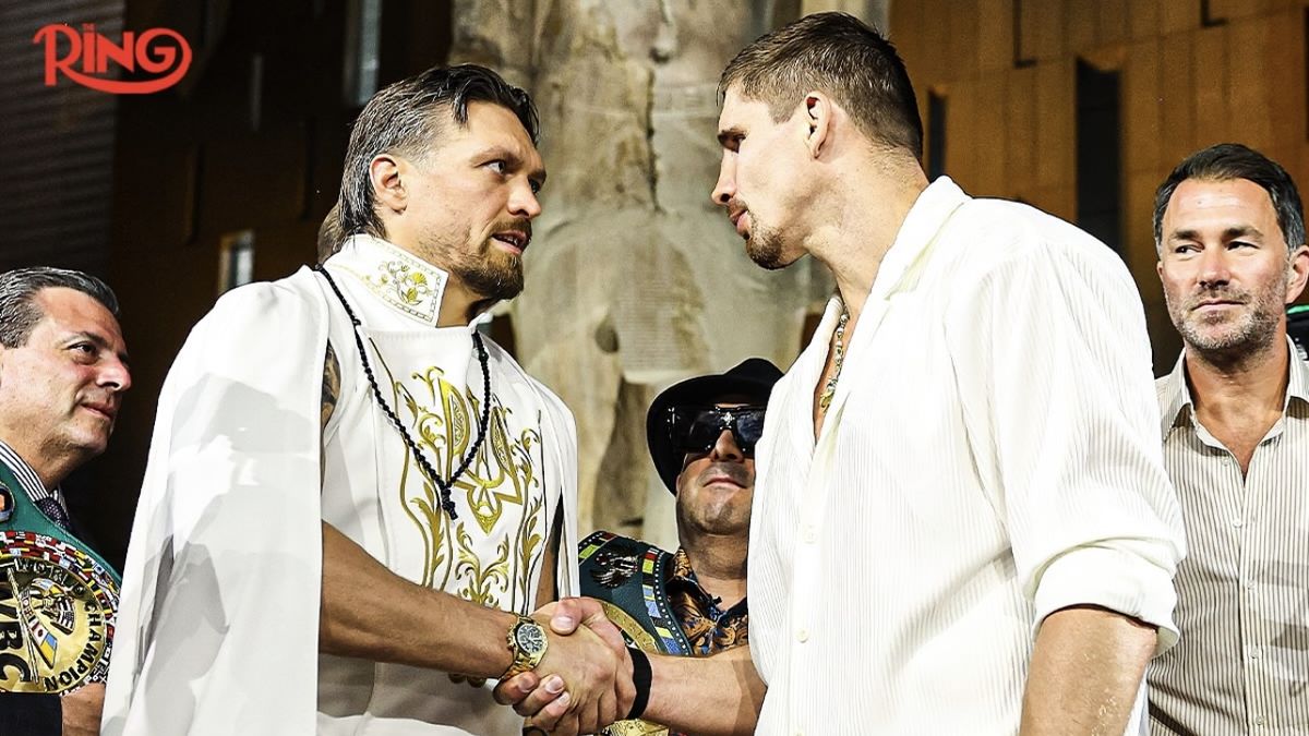 Oleksandr Usyk supera la báscula para choque ante Rico Verhoeven Oleksandr Usyk supera la báscula para choque ante Rico Verhoeven
