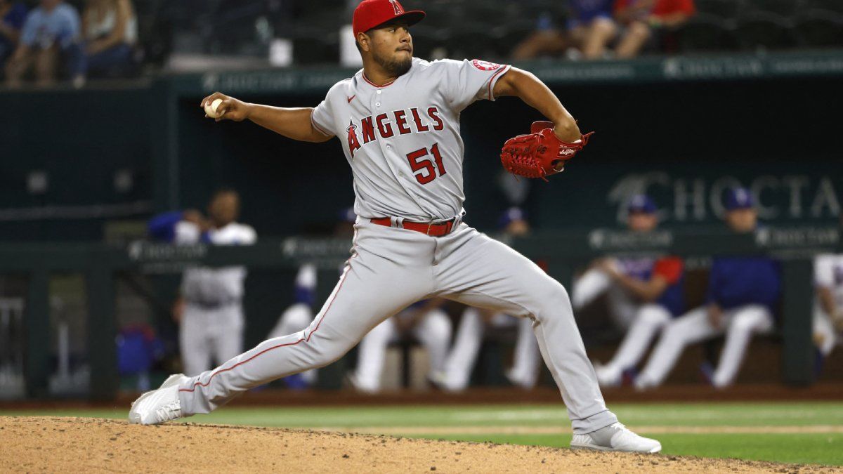 Jaime Barría, lanzador de los Angels en la MLB.
