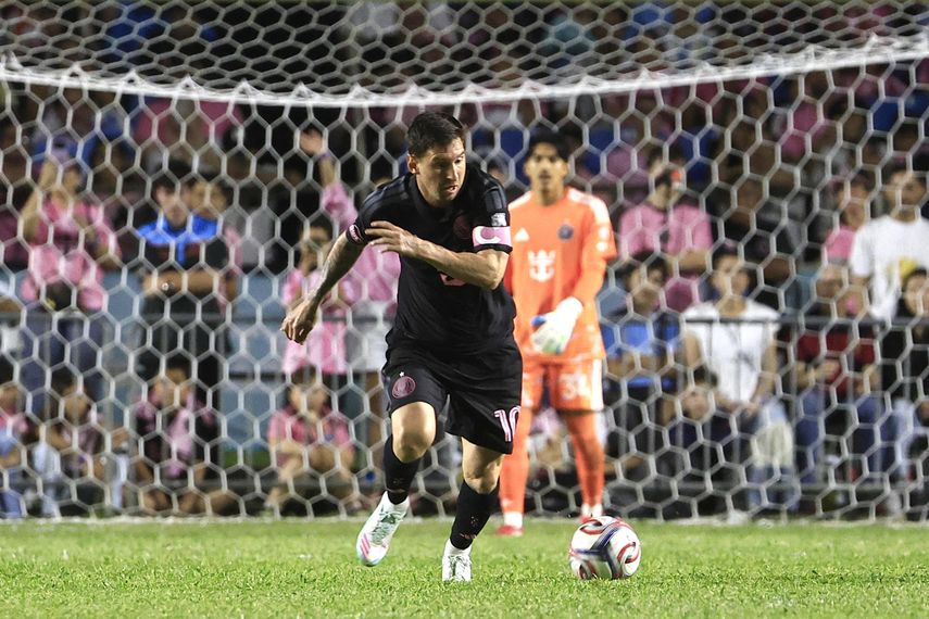 Lionel Messi anotó con el Inter Miami en amistoso en Puerto Rico