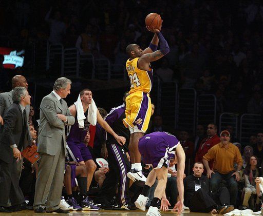 NBA: Lakers 109, Kings 108; Kobe da triunfo a Lakers