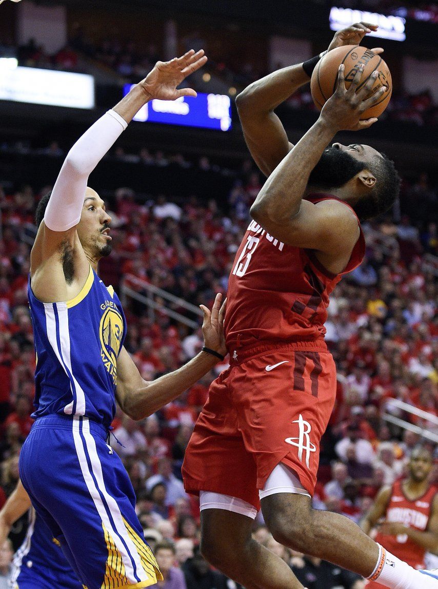 Harden anota 38 y Rockets igualan serie ante Warriors