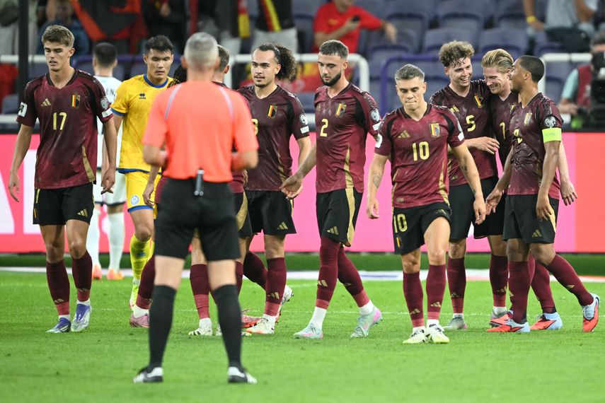 &nbsp;Eliminatorias UEFA: Bélgica castiga a Kazajistán