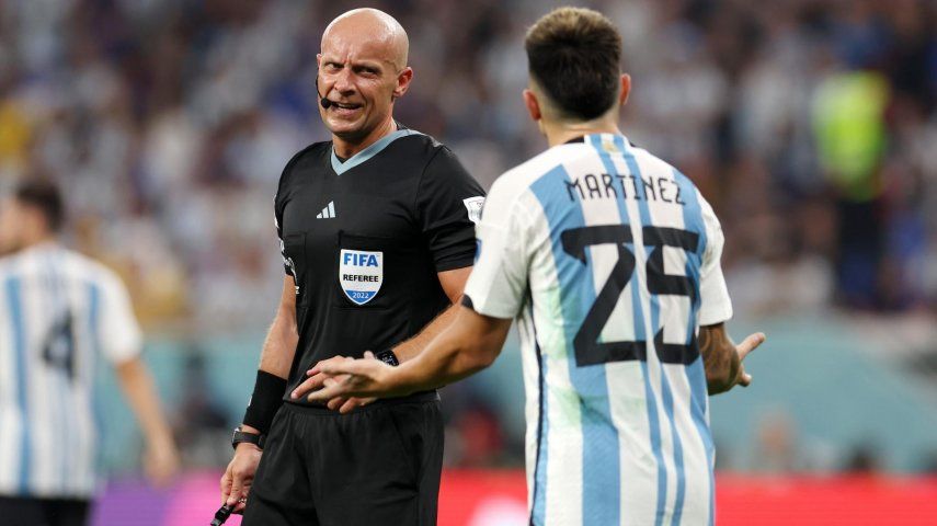 Marciniak ya se ha visto la cara con la Selección de Argentina durante esta Copa del Mundo.