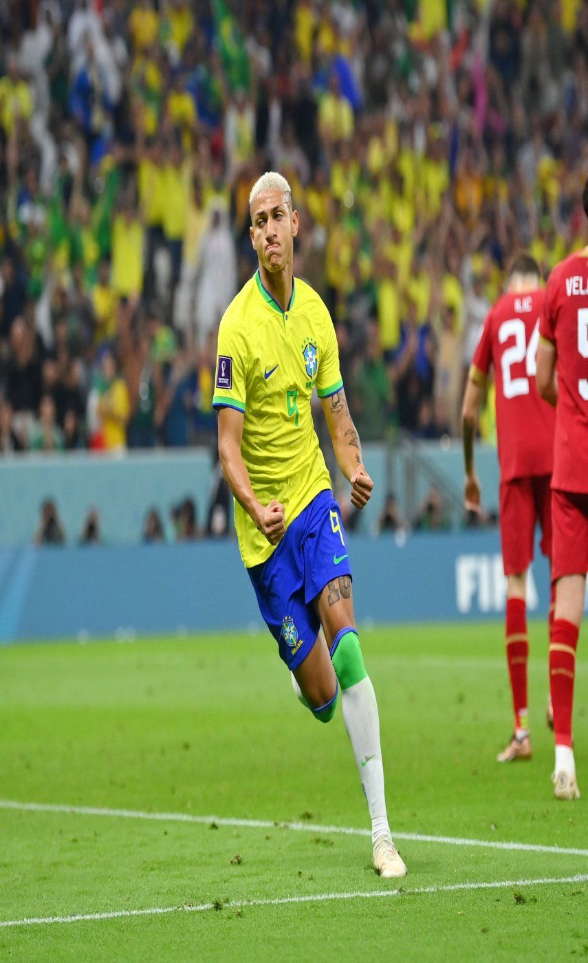 Qatar 2022 Richarlison Anota Primeros Goles De Brasil En El Mundial