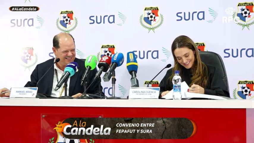 FEPAFUT y Seguros SURA Panamá firman convenio