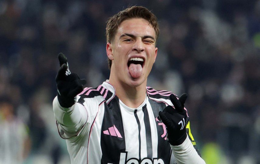 Serie A: Kenan Yildiz anota doblete y la Juventus le gana al Cagliari