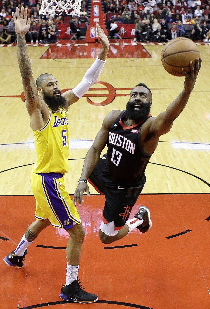 Harden anota 48, Rockets ganan a Lakers 138-134 en prórroga