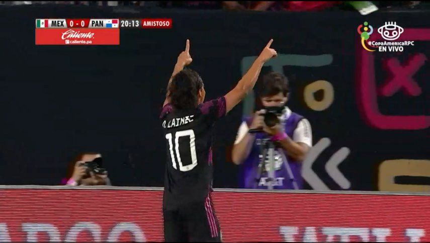 Panamá - México: Gol de Diego Lainez