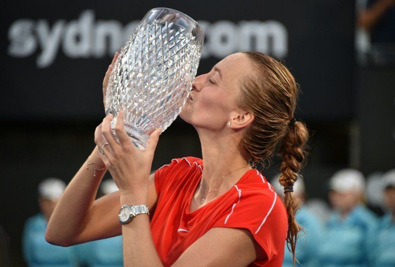 La checa Kvitova se impone en Sídney