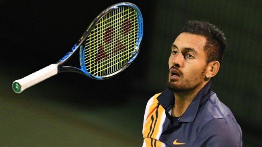 Kyrgios intenta controlar su fuerte carácter con psicólogos