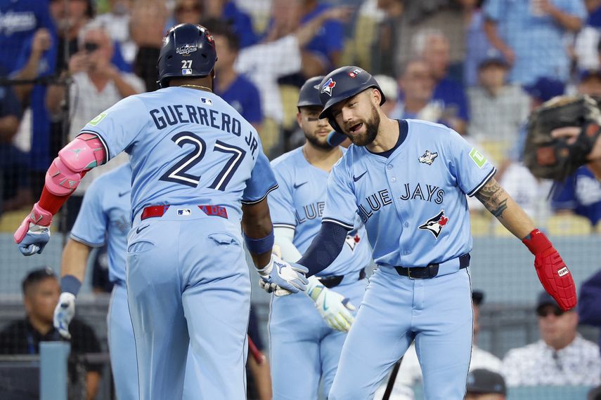 MLB: Azulejos de Toronto igualan Serie Mundial ante Dodgers