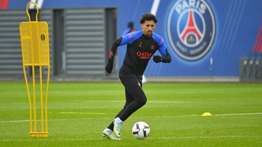 Marquinhos vuelve a entrenar con el PSG