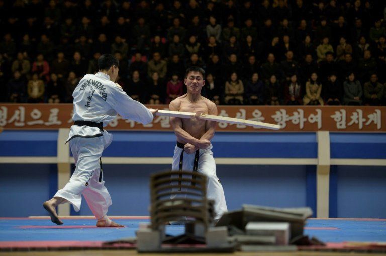 Masacre de tablas en una competición de taekwondo en Pyongyang