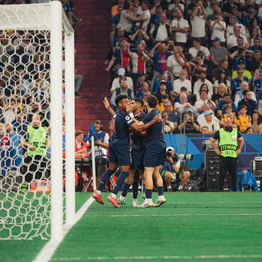 Champions League: Achraf Hakimi y Désiré Doué marcaron en la final