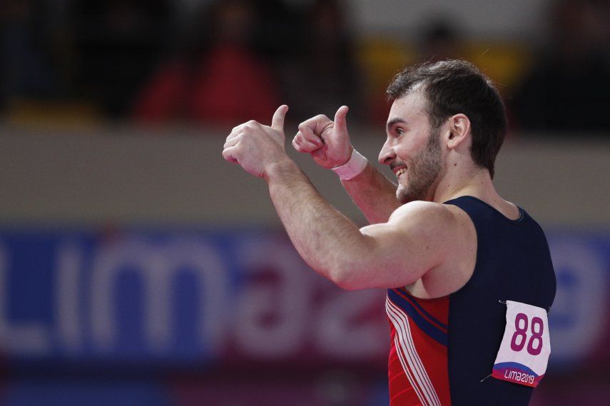 González da 1er oro en gimnasia panamericana a Chile