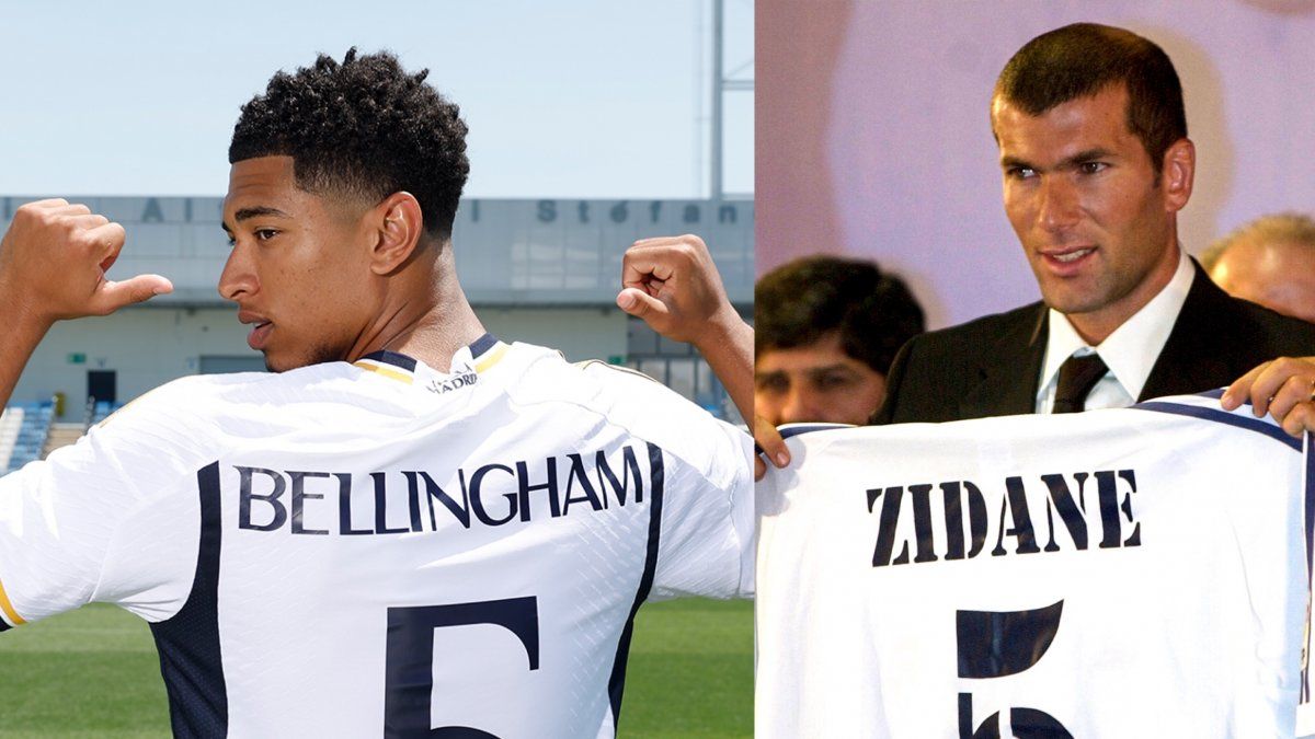 Jude Bellingham utilizará el dorsal 5 como Zinedine Zidane