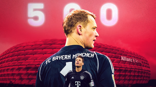 Manuel Neuer suma 500 partidos en la Bundesliga
