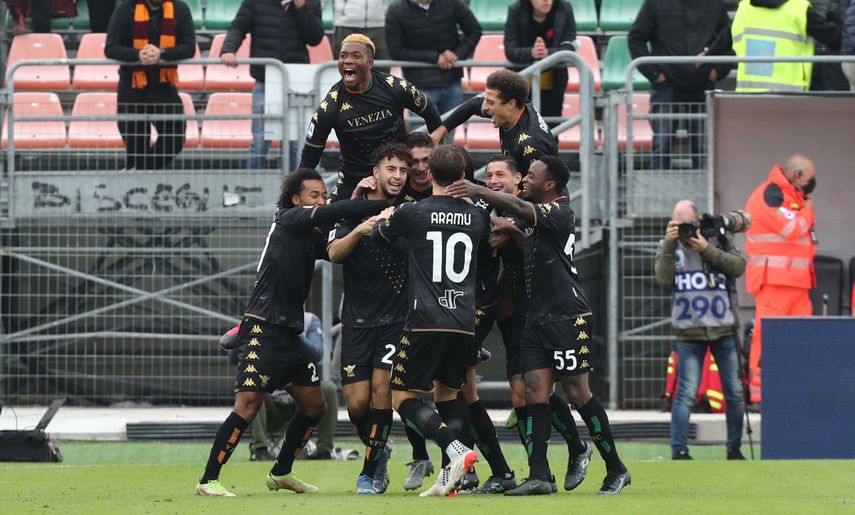 Venezia FC logra gran remontada ante la&nbsp; Roma de Mourinho