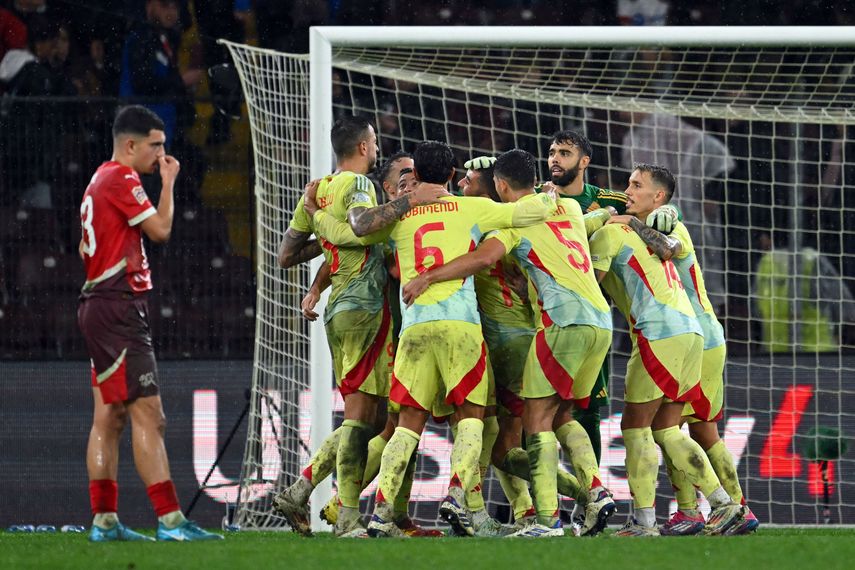 UEFA Nations League: España golea a Suiza en Ginebra