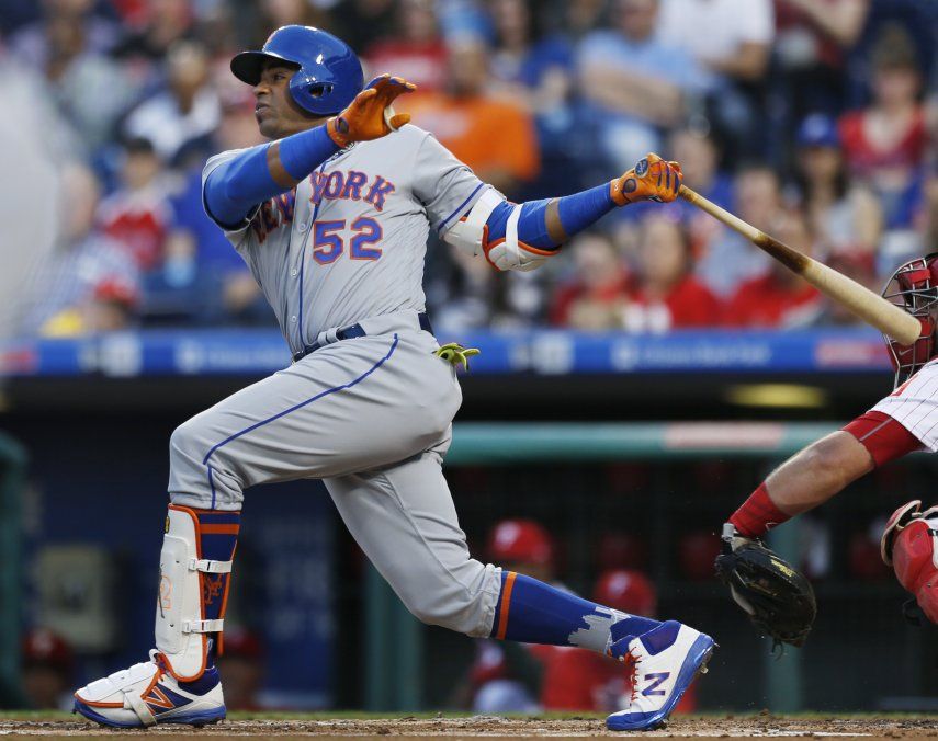 Céspedes pega 3 jonrones en victoria de Mets en Filadelfia
