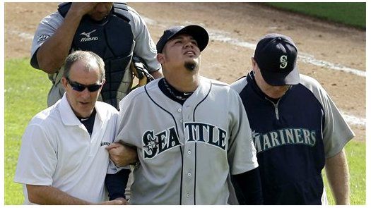 Marineros: Félix Hernández dice estar bien tras pelotazo