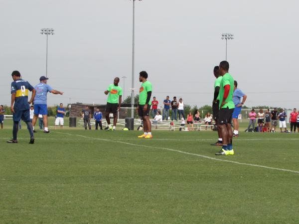 La titular de Panamá hace fútbol con el equipo Boca Houston