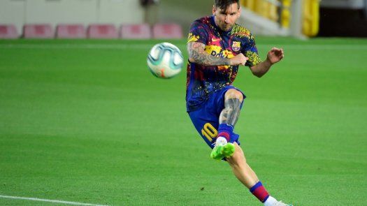 Messi entrena con normalidad mirando al Bayern de Múnich
