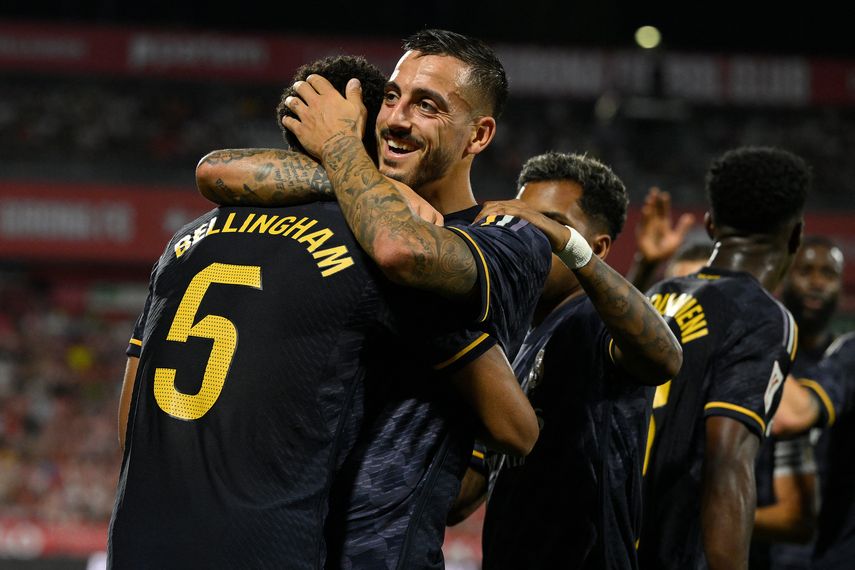 El Real Madrid golea al Girona y recupera el liderato