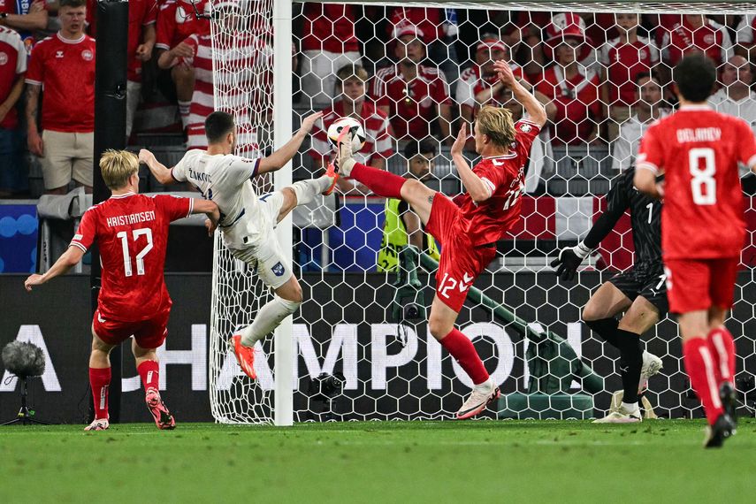 Eurocopa 2024: Dinamarca iguala con Serbia y avanzan segundos en el Grupo C