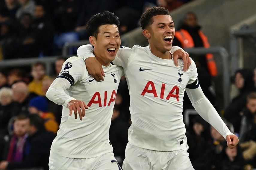 Premier League: Tottenham consigue triunfo ante Crystal Palace y sigue líder