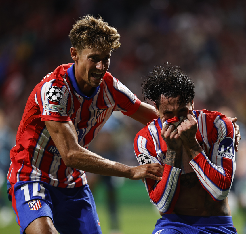 Champions League: El Atlético de Madrid logró triunfo in extremis ante el Leipzig