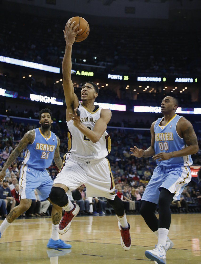 Davis y Pelicans vencen a Nuggets en prórroga