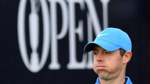 Cruel inicio del British Open para Tiger Woods y McIlroy