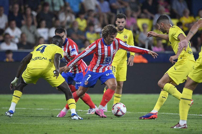 El Atlético de Madrid no pasó del empate con el Villarreal