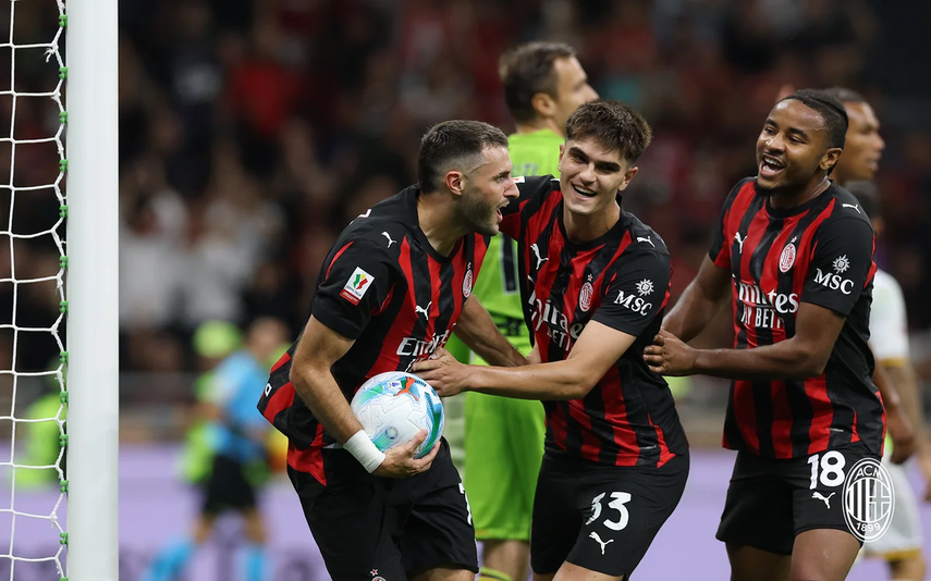 El AC Milan no tuvo problemas para avanzar a octavos en la Copa de Italia