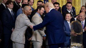 MLB: Donald Trump recibió a los Dodgers en la Casa Blanca