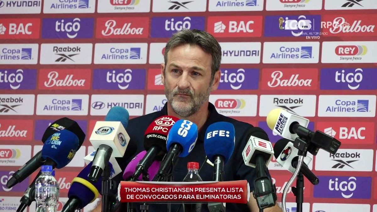 Selección de Panamá:&nbsp; Así fue la conferencia de prensa de Thomas Christiansen