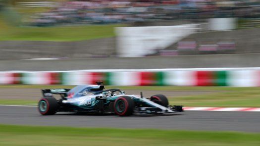 Hamilton, el más rápido bajo la lluvia en los primeros libres del GP de EEUU