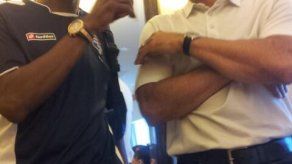 Mariano Rivera visita a la selección de Panamá