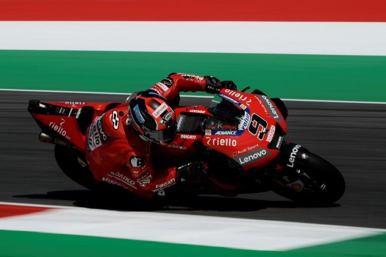Petrucci (Ducati), el más rápido en la tercera sesión de ensayos libres de Italia
