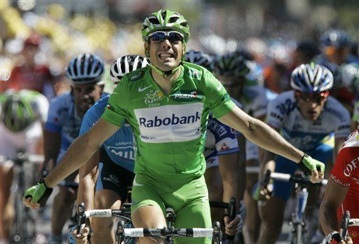 Freire gana 14ta etapa del Tour; Duque segundo