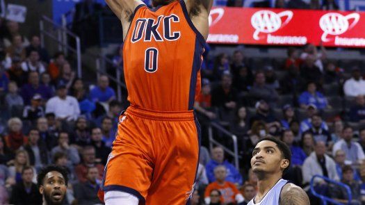 Westbrook anota 30 y Thunder doblega a Nuggets