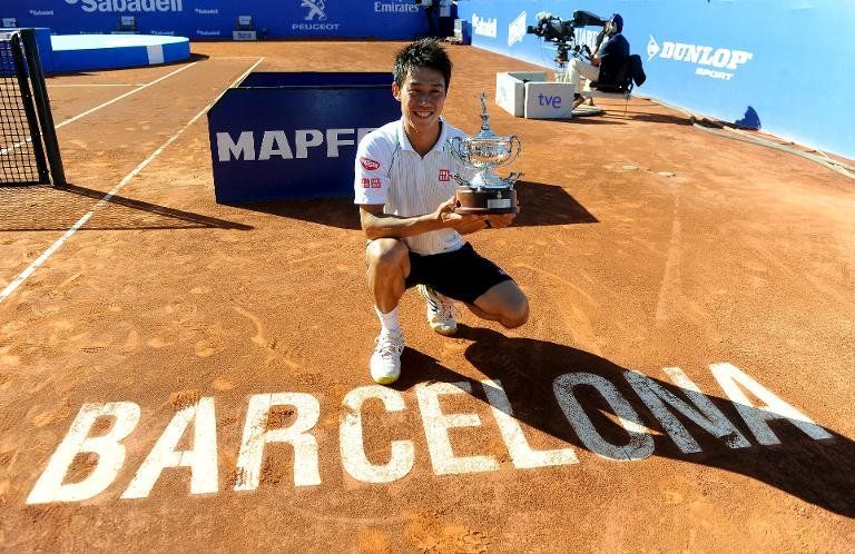 Nishikori vence a Giraldo en la final de Barcelona