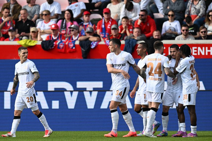 &nbsp;Bayer Leverkusen no se rinde y sigue detrás del Bayern Múnich