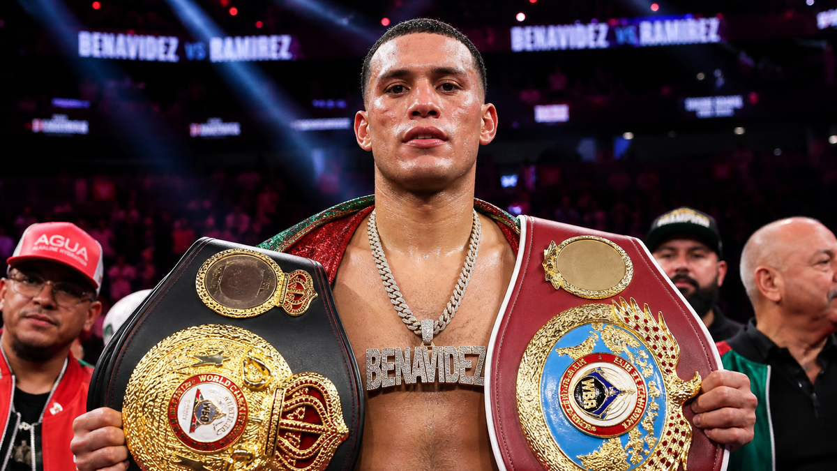 David Benavidez aplasta al Zurdo Ramírez para conquistar los títulos crucero de la AMB y OMB