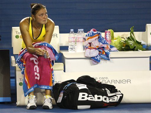 Safina no se preocupa tras ser arrollada por Serena