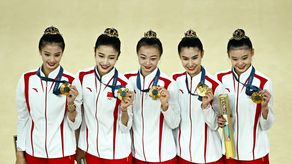 París 2024: China logra primer oro olímpico en su historia en gimnasia rítmica