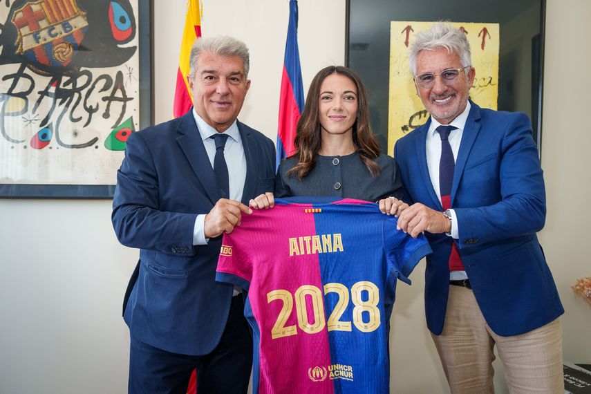 La estrella española Aitana Bonmatí renueva con el FC Barcelona femenil
