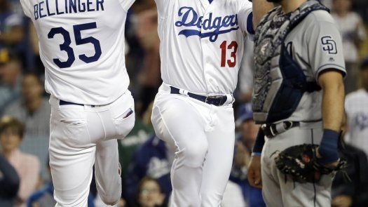 Bellinger y Pederson guían a Dodgers en triunfo sobre Padres