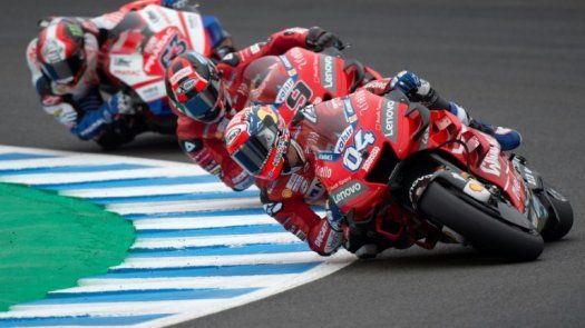 Petrucci sigue por delante en los entrenamientos en el GP de España